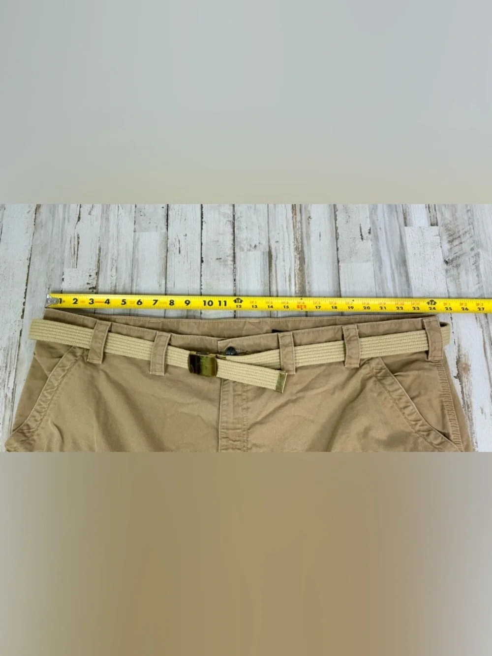 Carhartt Men's Tan Carpenter Cargo Tan Pants Size 48x31 Loose Fit